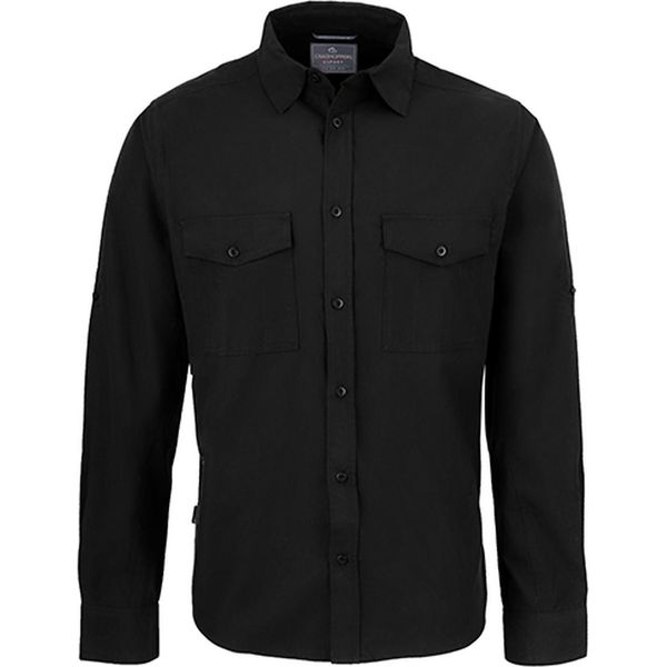 Craghoppers Expert CES001 | Expert Kiwi Camicia A Maniche Lunghe - Colore: Nero - Taglia: Xl-image