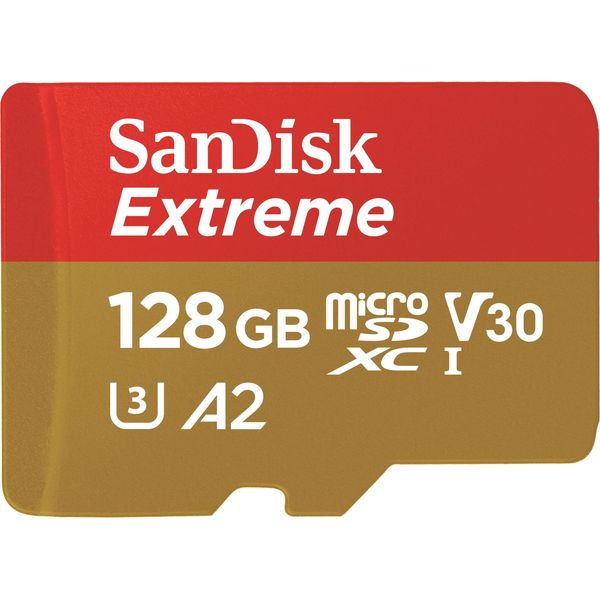 Sandisk Microsdxc 128GB Extreme A2 C10 V30 UHS-I U3-image