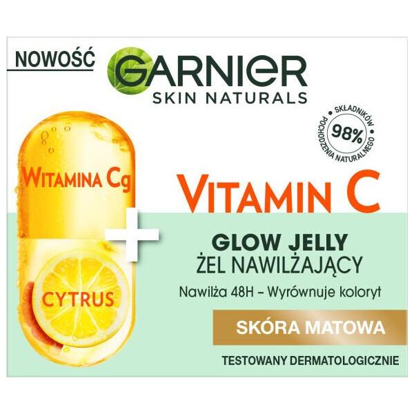 Garnier Skin Naturals Gel Idratante Viso Alla Vitamina C + Agrumi, 50Ml-image