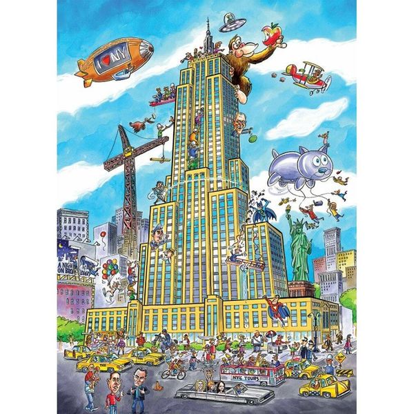 Cobble Hill Puzzle Doodletown: Empire State 1000 Pezzi-image