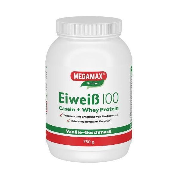 Megamax Nutrition Proteine 100 In Polvere Gusto Vaniglia, 750 G In Polvere-image