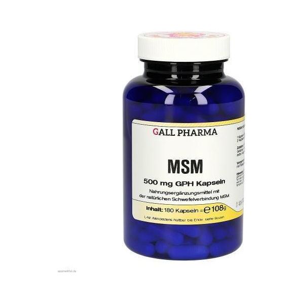 Msm 500 Mg Gph Capsule 180 Capsule-image