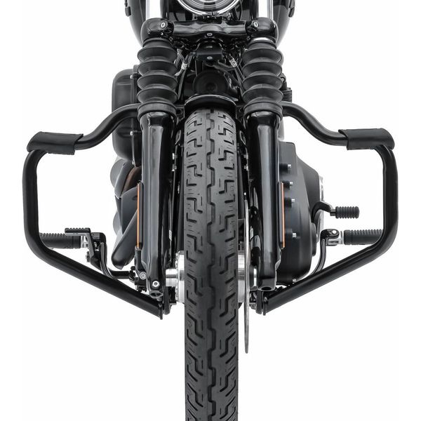 Crash Bar Baffi Per Harley Davidson Softail Slim 18-22 Nero 32M-image