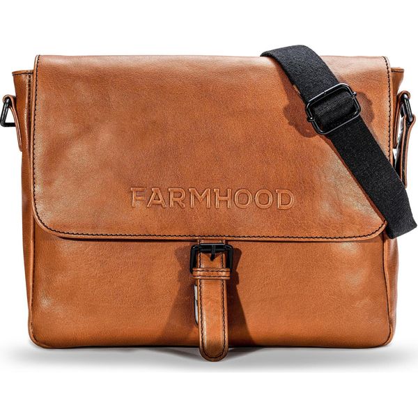 Farmhood Borsa Da Ufficio Borsa A Tracolla Memphis Messenger 1F Cognac Marrone-image