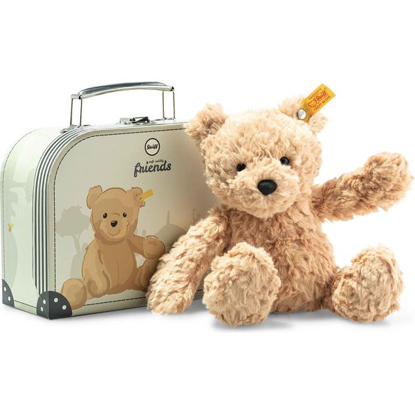 Steiff Orsetto Jimmy 25 Marrone Chiaro In Valigia 113918-image