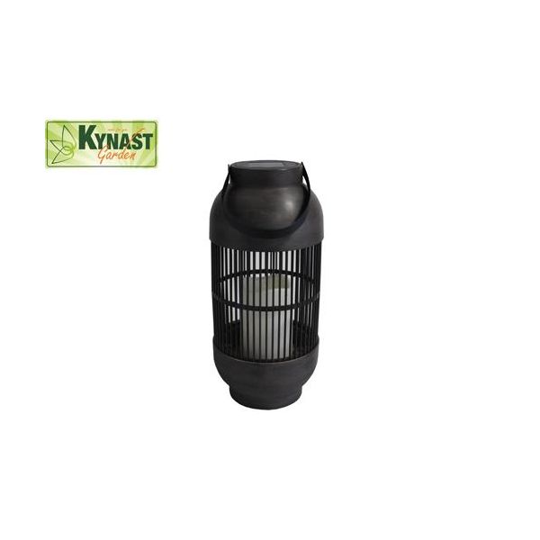 Kynast Garden Solar Henkellantern Marrone Con Candela Led Altezza 44 Cm-image