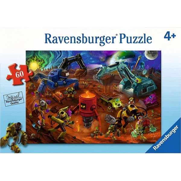 Ravensburger, Puzzle Da 60 Pezzi La Costruzione Dello Spazio, Colorato-image