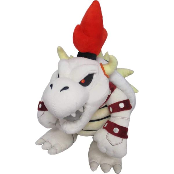 Bowser Super Mario Kart 3D World Land Bros Osso Di Peluche 32 Cm-image