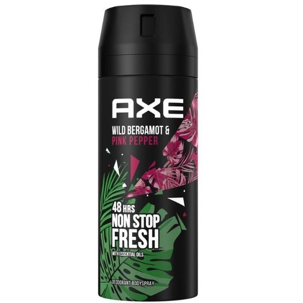 Deodorante Axe Al Bergamotto Selvatico E Pepe Rosa, 150 Ml - Freschezza Naturale Per Tutto Il Giorno-image