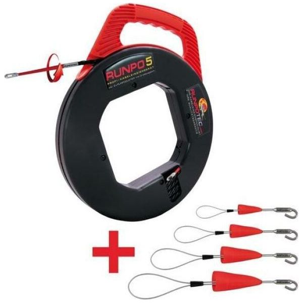Estrattore Di Cavi Campagna RUNPO5+FIX Set 4 Pz - Sistema Di Estrazione Dei Cavi 11142-image