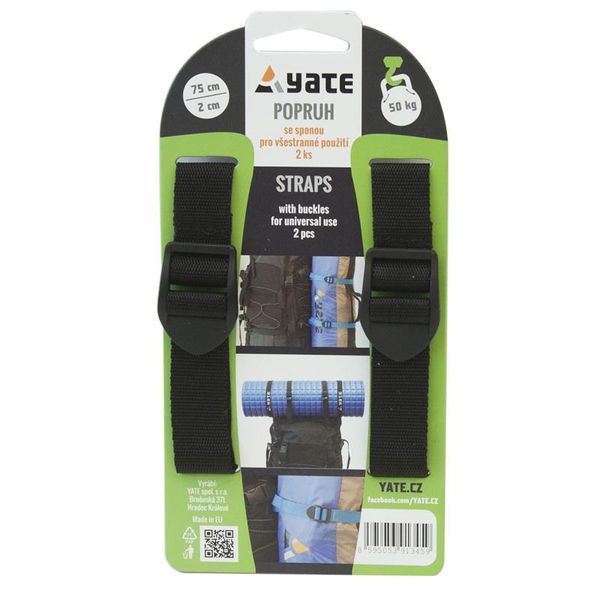 Yate Cinghia Con Fibbia 2X75 Cm - 2 Pz-image