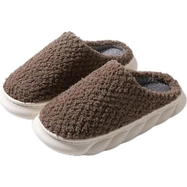Pantofole Da Casa, Pantofole Calde, Pantofole Calde, Pantofole Invernali Con Pelliccia, Pantofole Invernali Per Uomo E Donna - Cozysteps Marrone 36/37-image
