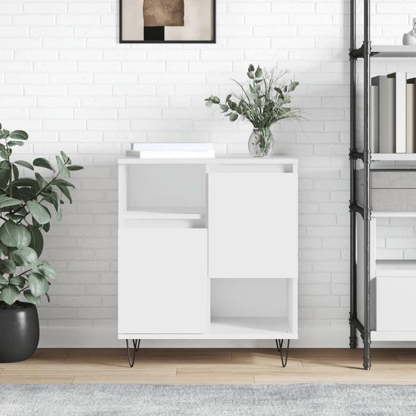Maison Exclusive - Credenza Bianca 60X35X70 Cm Materiale Ligneo-image