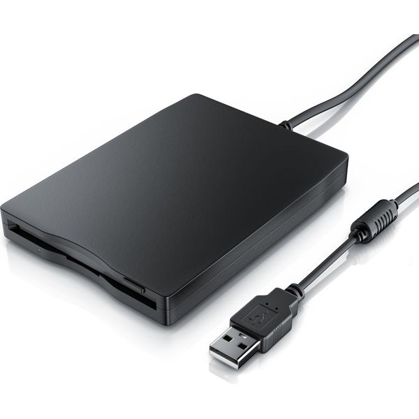 Csl Floppy Disk Drive Unità Floppy Disk Esterna Usb Fdd 1,44MB (3,5") Adatta Per Pc E Mac"-image