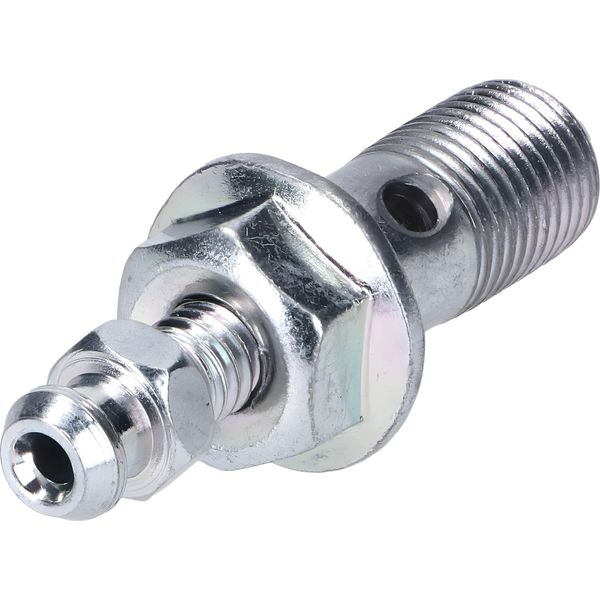 Bullone Banjo Per Tubo Freno Con Nipplo Di Spurgo Integrato M10X1-image
