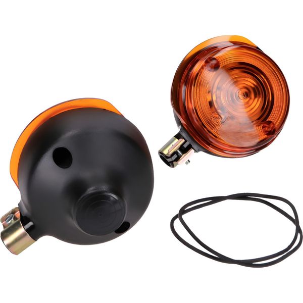 Set Di Indicatori Di Direzione Anteriori Tondi Per Simson S50, S51, S70, SR50, SR80, Mz Ts 250, Etz 125, Etz 150, Etz 250-image