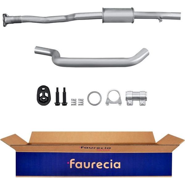 Kit Silenziatore Centrale Easy2Fit Faurecia Per Ford Escort V Cabriolet E Altri-image