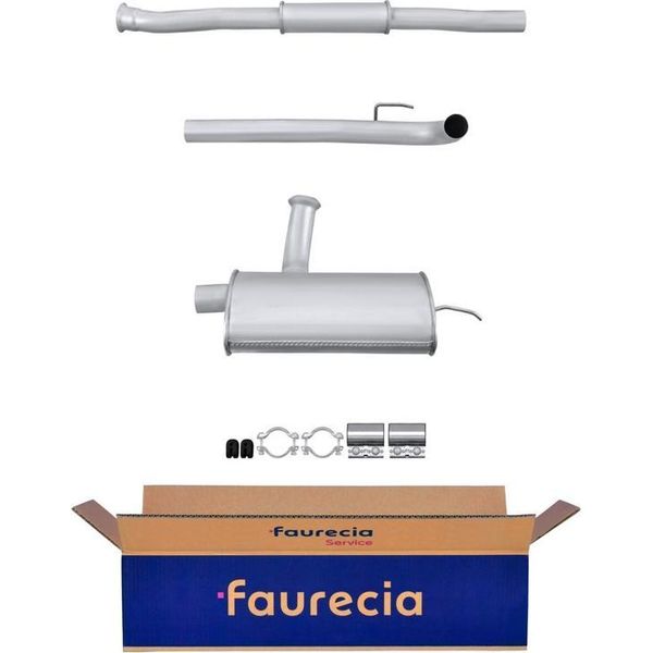 Silenziatore Centrale Faurecia Kit Easy2Fit Per Es. Renault 21 Notchback-image