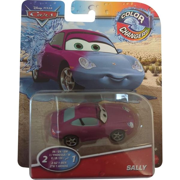 Mattel HDM99 Disney Pixar Cars Cambiacolori, Sally, Veicolo Con Funzione Di Cambio Colore-image