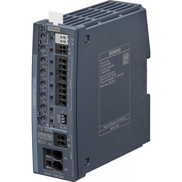 Modulo Di Selettività Siemens Sitop SEL1400, 24 V DC/8 X 1 ... 5 A Con Segnale Di Somma Conta... 6EP44377EB003DX0-image
