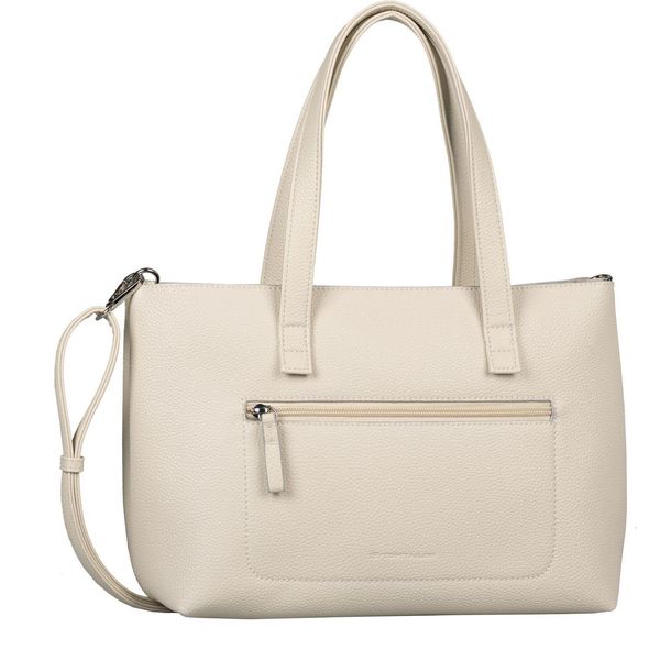 Tom Tailor Elis Zip Shopper Borsa A Tracolla Borsa Con Manico , Colore: Bianco Sporco-image