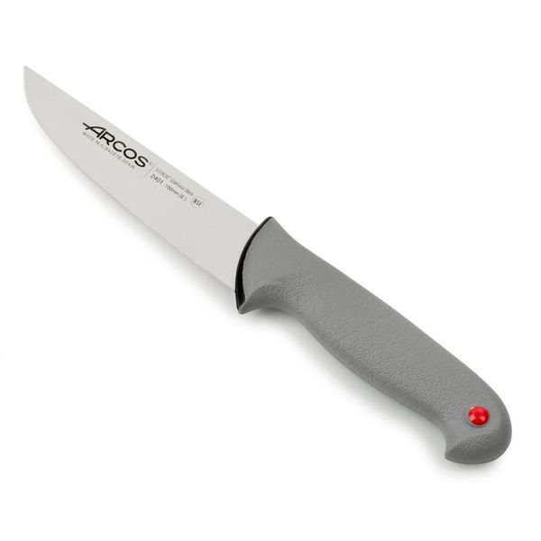 Coltello Da Macellaio Arcos Colore - Prof 240100 Acciaio Inox Nitrum E Mango Polipropilene Ergonomico E Lama Da 15 Cm, Vetrinetta-image