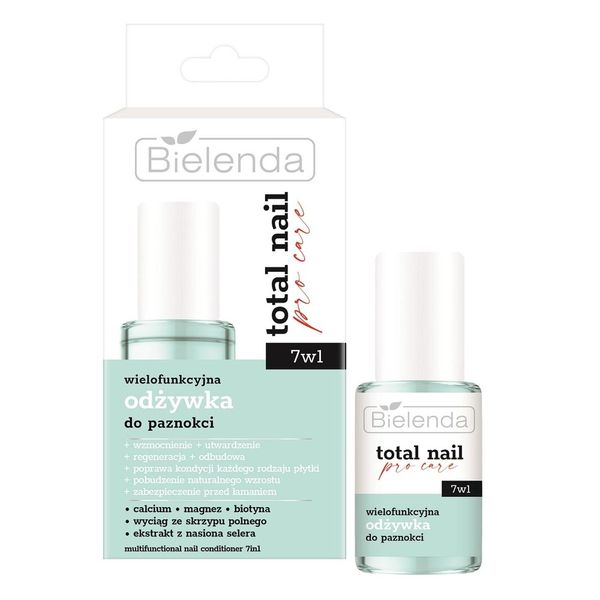 Bielenda Total Nail Pro-Care Balsamo Multifunzionale Per Unghie 7In1, 10Ml-image