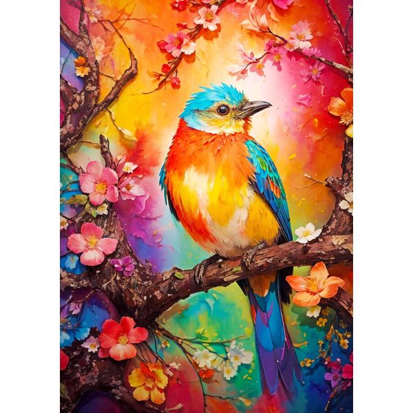 Enjoy Puzzle Uccello Colorato 1000 Pezzi-image