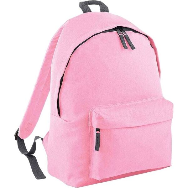 Bagbase - Zaino Original Fashion RW7716 (Taglia Unica) (Rosa/Grigio Grafite)-image