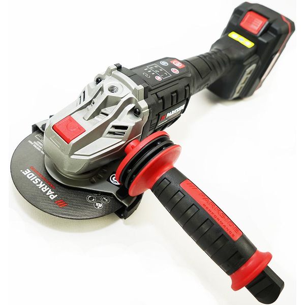Parkside Performance® Smerigliatrice Angolare A Batteria 20 V / Incl. Batteria (4 Ah) E Caricabatteria (4,5 A)-image