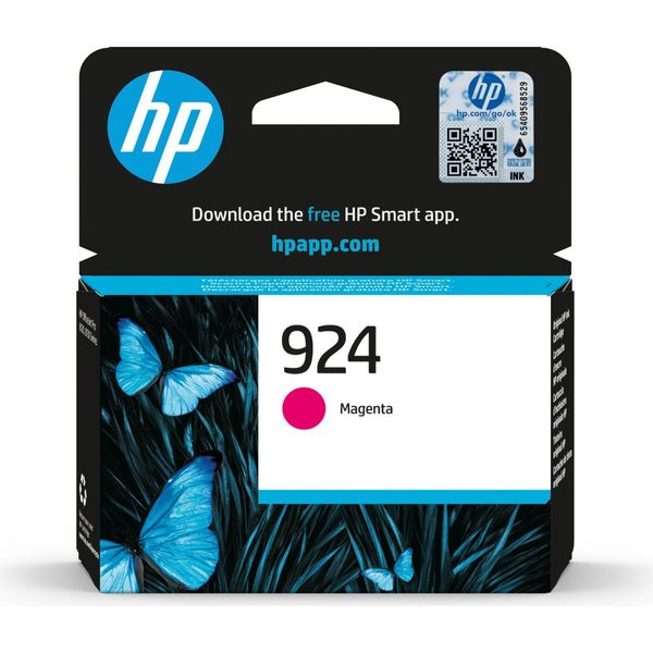 Hp 924 Magenta Original Ink Cartridge Cartuccia D'inchiostro 1 Pz Resa Standard-image