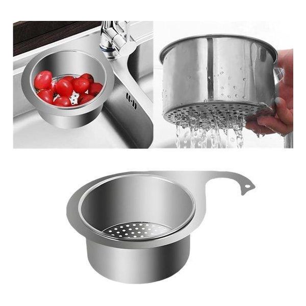 Cestello Scolapiatti Regolabile, Scolapiatti Per Lavello In Acciaio Inox, Scolapiatti Per Lavello - Evosink-image