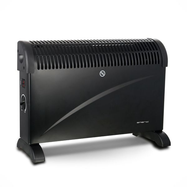Emerio Convettore CH-121858.3 - Fino A 18 M² - Protezione Contro Il Surriscaldamento - 3 Impostazioni Di Calore - 2000W - Nero-image