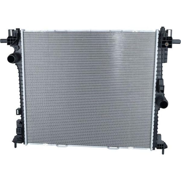 Radiatore Motore Alette Di Raffreddamento Saldate 580 - 520 Mm Alluminio Nrf Per Alfa Romeo Giulia Ed Altri-image