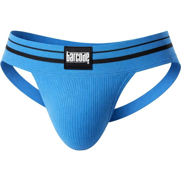 Barcode Berlin - Intimo Da Uomo Sospensorio - Andreus Jockstrap Blue-Black - 1X Taglia Xl-image
