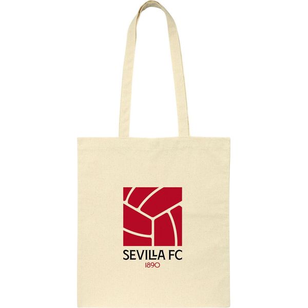 Borsa Sevilla FúTbol Club Beige Cotone-image