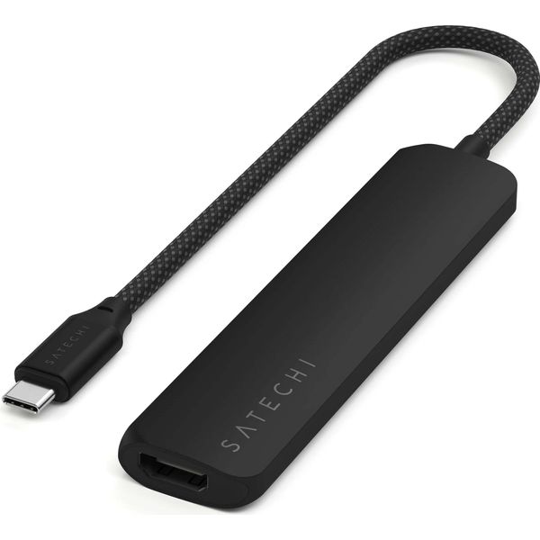 Satechi, Hub Multiporta USB-C 6-In-1 4K Power Delivery 100W, Nero-image