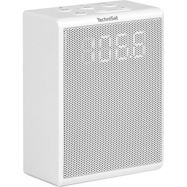 Radio Per Presa Di Corrente Technisat Viola | Radio Fm Compatta Per Presa Di Corrente | Bianco-image