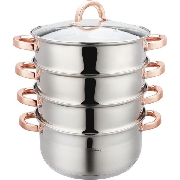 Klausberg Set Per Cottura A Vapore 24Cm 5 Pezzi KB7736-image