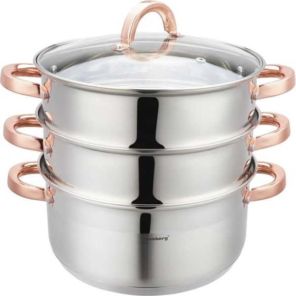 Klausberg Set Per Cottura A Vapore 24Cm 4 Pezzi KB7735-image