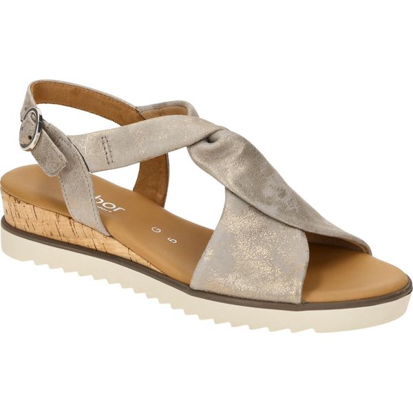 Gabor Comfort Scarpe Da Donna Sandali Beige Tempo Libero, Misura Delle Scarpe: Eur 36.5 | Uk 3.5-image