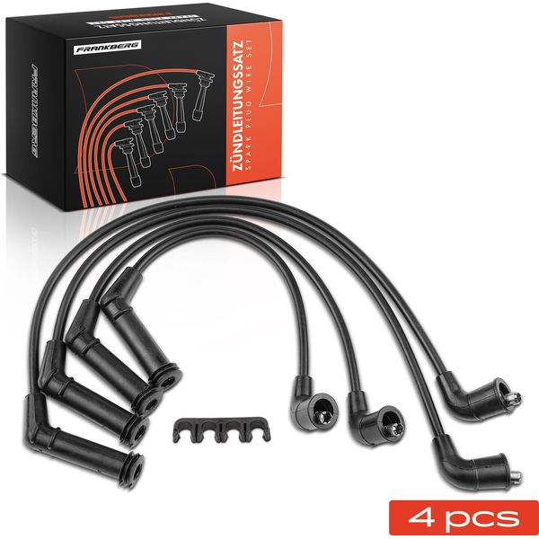 Frankberg 4X Set Di Cavi Di Accensione Per Hyundai Getz I10 Pa Atos Kia Picanto 1.0L 1.1L-image