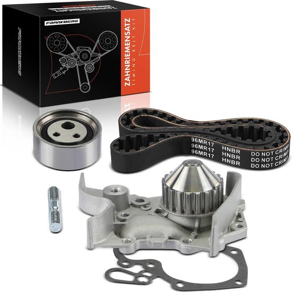 Frankberg 1X Set Di Cinghie Di Distribuzione Cinghia Di Distribuzione Pompa Dell'acqua Per Dacia Solenza Renault Kangoo Megane-image