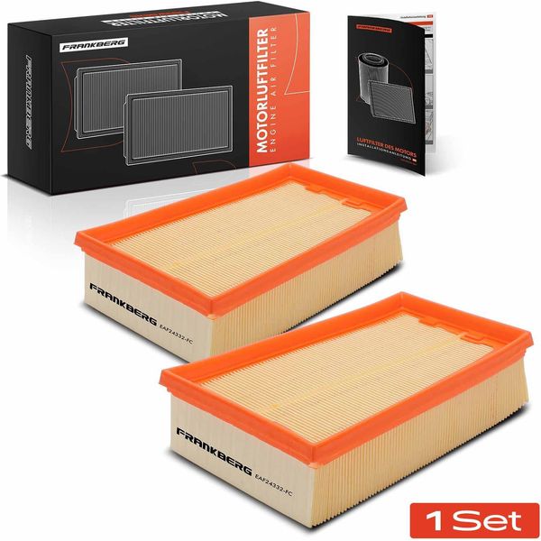 Cartuccia Filtro Aria Frankberg 2X Per Nissan Qashqai +2 I Van X-Trail T31 Renault Koleos I-image