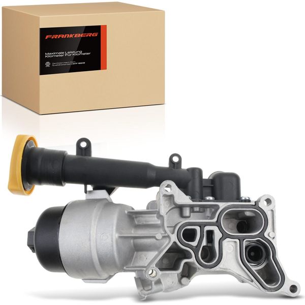 Frankberg 1X Radiatore Olio+Filtro Olio Per Fiat Doblo Panda Punto Opel Astra H J Corsa C D Combo 1.3L-image