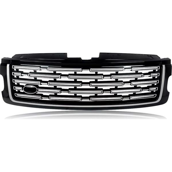 Paraurti Anteriore Nier Race Grille Per Land Rover Range Rover (2018-2022) - Stile 2023 - Nero Lucido - Accessori Auto-image