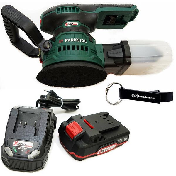Parkside® Levigatrice Eccentrica A Batteria 20 V Paexs 20-Li / Ø 125 Mm / Incl. Batteria (2 Ah) E Caricabatteria (2,4 A)-image