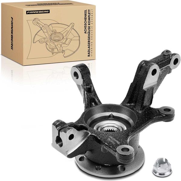 Frankberg 1X Scatola Sterzo Cuscinetto Ruota Completa Asse Anteriore Sinistra Per Renault Captur I H5 J5-image