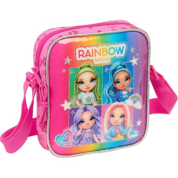 Borsa A Tracolla Rainbow High Shine Colourful 16 X 18 X 4 Cm-image