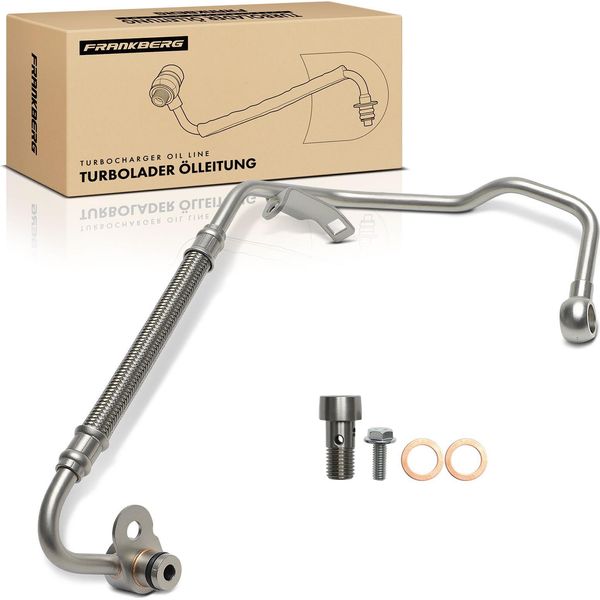 Frankberg 1X Linea Olio Turbocompressore Per Vw Golf Passat Tiguan Audi A3 Q3 Tt Seat Skoda-image